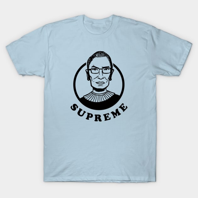 Ruth Bader Ginsberg is Supreme (RBG) T-Shirt by UselessRob